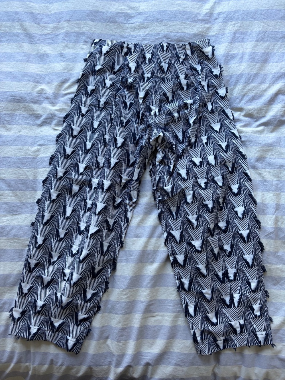 Designer wide-leg pants